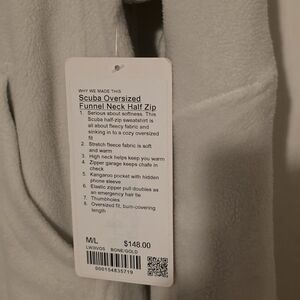 Lululemon Scuba Oversized Fleece Funnel Neck *Long